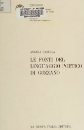 book Le fonti del linguaggio poetico di Gozzano