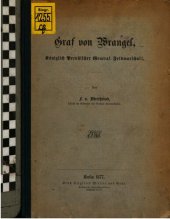 book Graf von Wrangel, Königlich Preußischer General-Feldmarschall