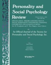 book Theory Construction in Social Personality Psychology : Personal Experiences and Lessons Learned: a Special Issue of Personality and Social Psychology Review