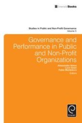 book Governance and Performance in Public and Non-Profit Organizations