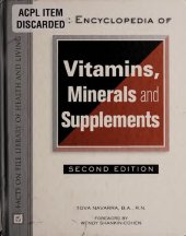 book The Encyclopedia of Vitamins, Minerals and Supplements (Facts on File Library of Health and Living)