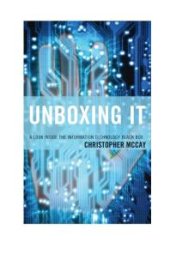 book Unboxing IT : A Look Inside the Information Technology Black Box