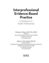 book Interprofessional Evidence-Based Practice : A Workbook for Health Professionals