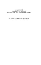 book Apocryphité: histoire d'un concept transversal aux religions du livre: en hommage à Pierre Geoltrain