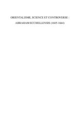 book Orientalisme, science et controverse: Abraham Ecchellensis (1605-1664)