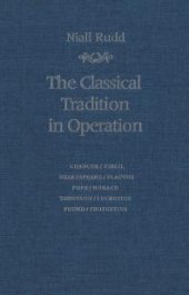 book Classical Tradition in Operation