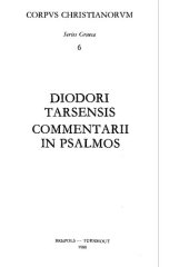 book Diodori Tarsensis Commentarii in Psalmos I: Commentarii in Psalmos I-L.