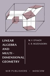 book Linear Algebra and Multi-Dimensional Geometry