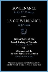 book Governance in the 21st Century / Gouvernance Au 21e Siècle