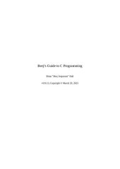 book Beej’s Guide to C Programming