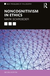 book Noncognitivism in Ethics (New Problems of Philosophy)