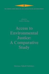 book Access to Environmental Justice: a Comparative Study