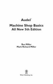 book Audel Machine Shop Basics