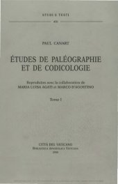 book Études de paléographie et de codicologie