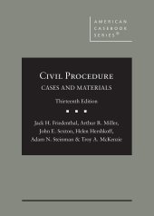 book Civil Procedure: Cases and Materials (American Casebook Series)