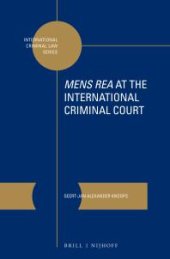 book Mens Rea at the International Criminal Court