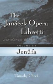 book Jenufa : Translations and Pronunciation