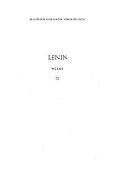 book Lenin Werke (Dez. 1915 bis Juli 1916)