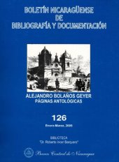 book Boletín Nicaragüense de Bibliografía y Documentación