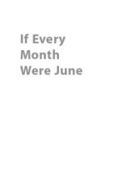 book If Every Month Were June