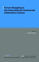 book Forum Shopping in the International Commercial Arbitration Context