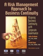 book A Risk Management Approach to Business Continuity : Aligning Business Continuity and Corporate Governance