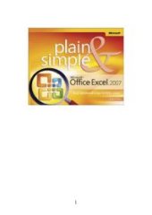 book Microsoft® Office Excel® 2007 Plain & Simple