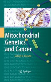 book Mitochondrial Genetics and Cancer