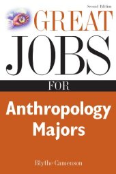 book Great Jobs for Anthropology Majors 