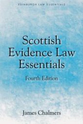 book Scottish Evidence Law Essentials