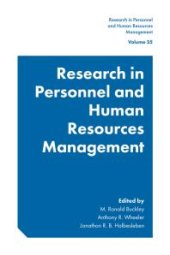 book Research in Personnel and Human Resources Management