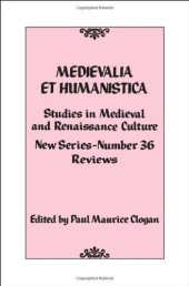 book Medievalia et Humanistica, No. 36: Studies in Medieval and Renaissance Culture (Volume 36) (Medievalia et Humanistica Series, 36)