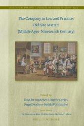 book The Company in Law and Practice: Did Size Matter? (Middle Ages-Nineteenth Century)