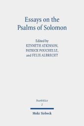 book Essays on the Psalms of Solomon: Its Cultural Background, Significance, and Interpretation