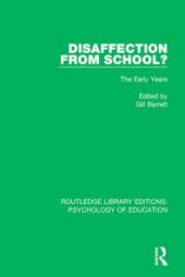 book Disaffection from School? : The Early Years