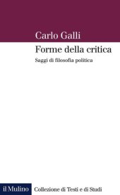 book Forme della critica. Saggi di filosofia politica