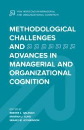 book Methodological Challenges and Advances in Managerial and Organizational Cognition