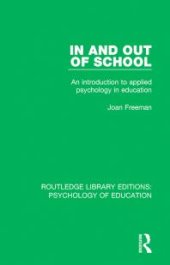 book In and Out of School : An Introduction to Applied Psychology in Education