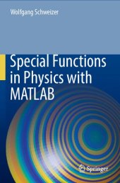 book Special Functions in Physics with MATLAB