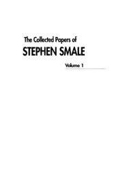 book Collected Papers of Stephen Smale, the - Volume 1