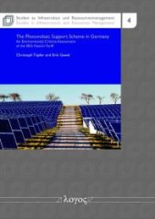 book The Photovoltaic Support Scheme in Germany : An Environmental Criteria Assessment of the EEG Feed-In Tariffs