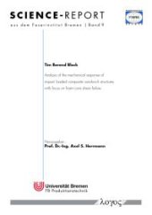 book Analysis of the Mechanical Response of Impact Loaded Composite Sandwich Structures with Focus on Foam Core Shear Failure