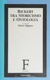 book Rickert tra storicismo e ontologia