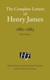 book The Complete Letters of Henry James, 1880–1883 : Volume 2