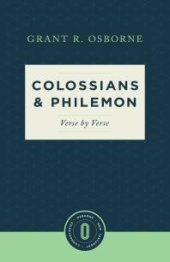 book Colossians & Philemon Verse by Verse