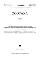 book The higher classification of the ant subfamily Ponerinae (Hymenoptera Formicidae), with a review of Ponerine ecology and behavior