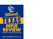 book Dr. C's Ultimate Texas MPJE Review 2023