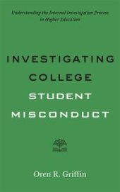 book Investigating College Student Misconduct