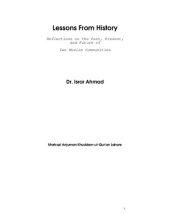 book Lessons from History: Reflections on the Past, Present, and Future of Two Muslim Communities