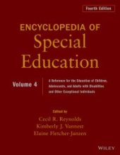 book Encyclopedia of Special Education, Volume 4 : A Reference for the Education of Children, Adolescents, and Adults Disabilities and Other Exceptional Individuals